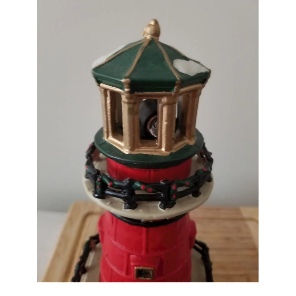 Lighthouse Light Up Style Electrical Figurine Height 9.5 in Christmas